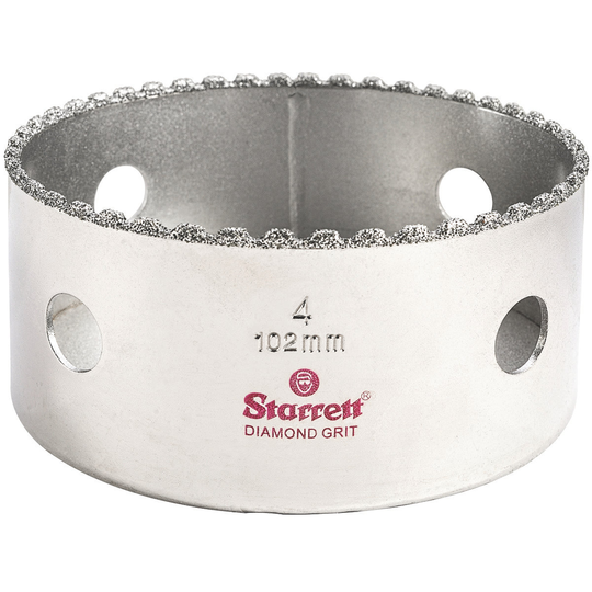 STARRETT KD0400-N 4'' (102mm) Diamond Grit Hole Saw