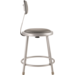 NPS 6418B NPS® 18" Heavy Duty Vinyl Padded Steel Stool with Back