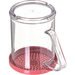 Carlisle 4250S55 SAN Shaker/Dredge With Seasoning Lid 1 cup- Ros