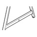 PLTVA486041CB CROSS BRACE FOR 4860 41"H VA LEG- BLACK