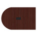 PL138T HALF RACE TRACK SHAPE 72x47 TOP- MAHOGANY