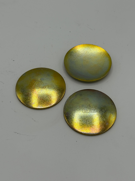 45MM X 2MM EXPANSION PLUG A1008 CS TY B ZINC YELLOW PER PRINT