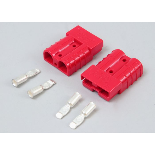 Connector, 50A Red W #6 Cont (Set Of 2)