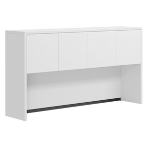 CLAHU2003- Hutch with 4 Laminate Doors- White