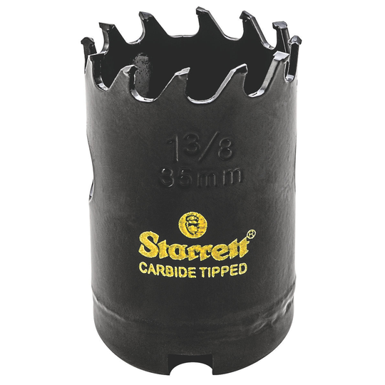 STARRETT CT138 1-3/8'' (35mm) Triple Chip Tungsten Carbide Hole Saw