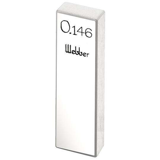 STARRETT RY .146 A1 Rect. Ceramic Gage Block - .146 In., Grade A1