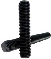 1 1/4" - 12 X 12" FULLY THREADED STRAIGHT ROD SAE J429 GR 8 PLAIN