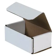 5 X 3 X 2" ECT32B WHITE CORRUGATED MAILER 50/BD  M532