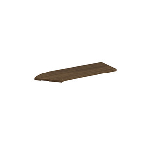 PBTC36R 36" CORNER TRANSACTION TOP RIGHT- MODERN WALNUT