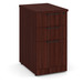  PL166 BOX/BOX/FILE PEDESTAL- Mahogany