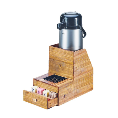 Cal-Mil 3623-99 8"W x 13"D x 11-1/4"H Madera Airpot Stand