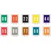 Acme Visible Compatible Numeric 12500 Label Rolls