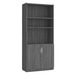 PL156 71" H BOOKCASE- Coastal Gray