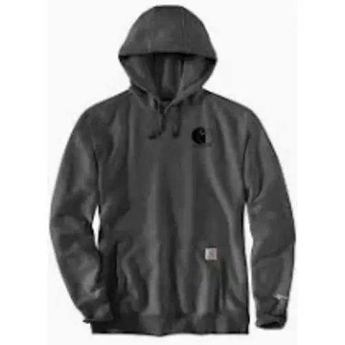 CARHARTT 107064 - Men's Carhartt Force Relaxed Fit Lightweight Logo Graphic Hoodie - Carbon Heather