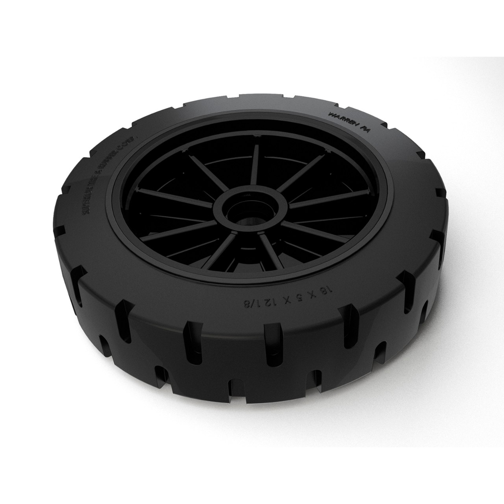 Tennant/Nobles - 4032026 - Tire Assy, Solid, 18.0 X 5.0, Blk (Replaces Tennant 1063247)