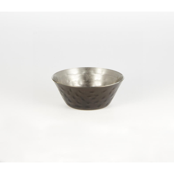 Round Hammered Stainless Steel Sauce Cups