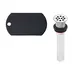 PRODRAIN-MB: Matte Black PO Plug Open Grid No Overflow PO Plug