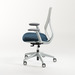 58811 KONFURB NUVÉ CHAIR - White Frame w/Blue Seat