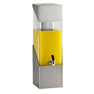 Cal-Mil 1991-3-55 3 gallon capacity Squared Beverage Dispenser