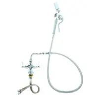 Vulcan DBFCTTS WSHDWN Double Pantry Deck Mount Faucet with Backflow Preventer