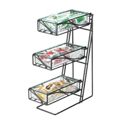 Cal-Mil 1235-13-43 5-1/4"W x 14"D x 18"H Condiment/Flatware Display