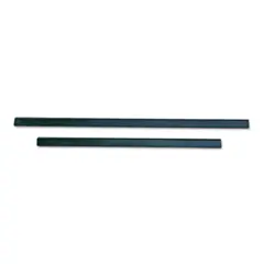 RT300 12" ERGOTEC REPLACEMENT SQUEEGEE BLADES BLACK RUBBER, SOFT, 12/PACK