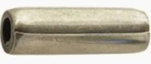 16MM X 65MM ISO 8748 HEAVY COILED SPRING PIN SPRING STEEL MECHANICAL ZINC YELLOW