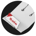 SMALL ACETATE SIGN HOLDER