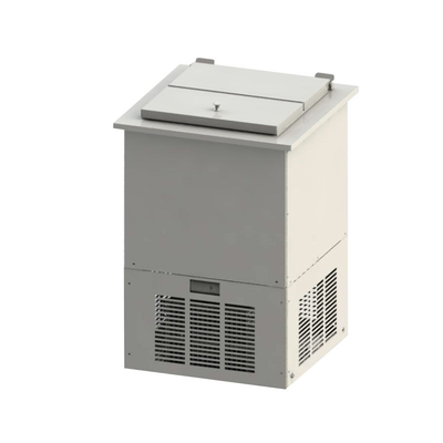 Silver King SKFDI18-RLEU20 Adjustable Temperature Control (1) Hinged Folding Lid Drop-In Ice Cream Freezer