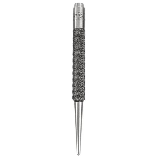 STARRETT 117B Center Punch 4"L, 3/32" Point Diameter