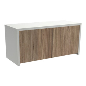 CLAHU4001 - Wall Mounted Hutch w/Laminate Doors - White w/Aspen Doors