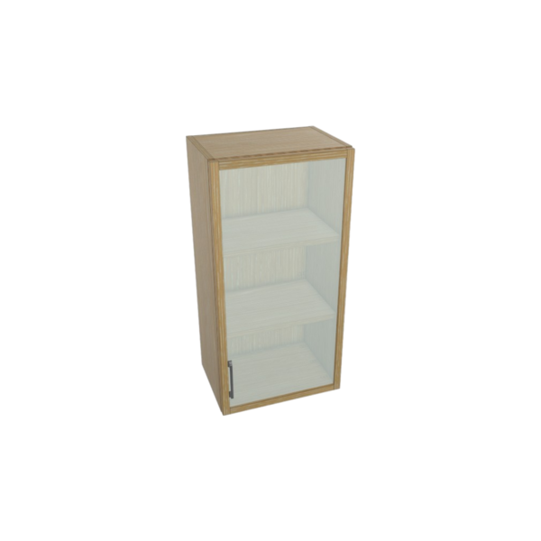 Empire Glass Door Wall Cabinet Kit - 18”x 36” X 13”