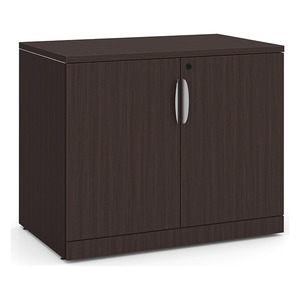 PL113 35"W DOUBLE DOOR CABINET- Espresso