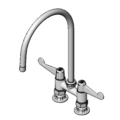T&S Brass 5F-4DWS09 Equip Base Faucet Swivel