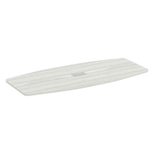 PL236T 43x95 BOAT SHAPE TOP- SILVER BIRCH