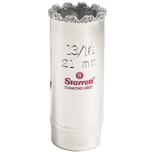 STARRETT KD1036-N Diamond Grit Hole Saw, 13/16'' (21mm)