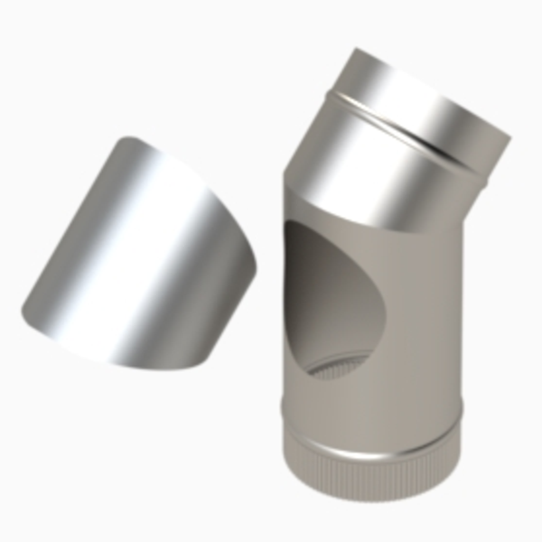 152mm 45 Deg Elbow COD SW316 .9mm