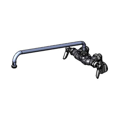 T&S Brass B-0235 Sink Mixing Faucet 18" Swing Nozzle