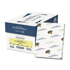 8.5 X 11 20 LB CREAM HAMMERMILL FORE COPY PAPER, 168030, 500/RM