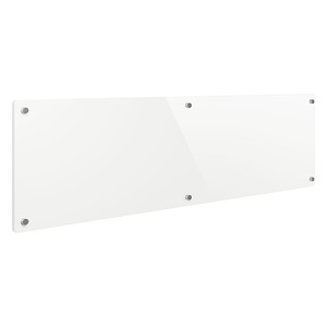 GBM1769WHITE 17"x69" MAGNETIC GLASS DRY ERASE BOARD