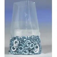 8 X 8 2 MIL CLEAR BAG STAPLE HEADER PACK, LOW DENSITY, 1.5" LIP, 2000/CS