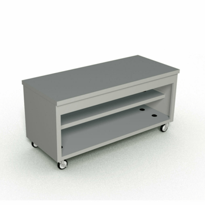 Duke Manufacturing 311-25PG Aeroserv Solid Top Unit Utility Counter