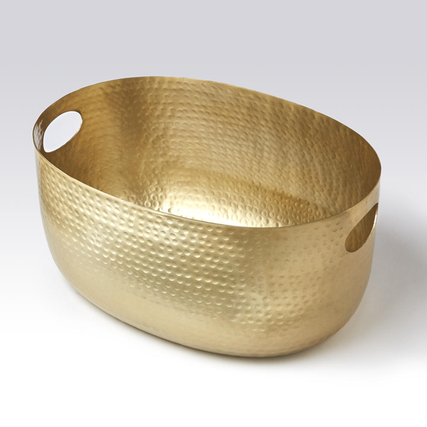 Hammered Aluminum Beverage Tubs and Trays