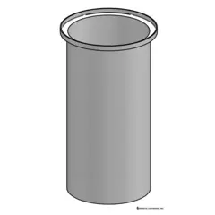 90 Gallon Poly Open Top Cylindrical Tank