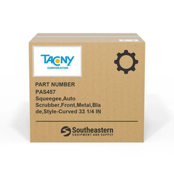 Tacony - PAS457 - Squeegee,Auto Scrubber,Front,Metal,Blade,Style-Curved 33 1/4 IN