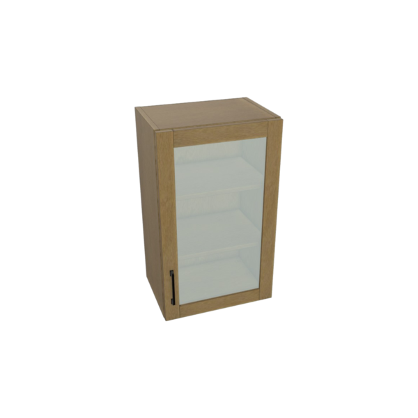 Artesia Glass Door Wall Cabinet Kit - 18”x 30” X 13”
