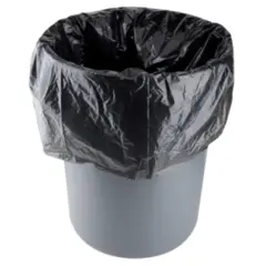 30 X 34" 1 MIL 20-30 GALLON BLACK CAN LINER, LOW DENSITY, 300/CS  MC-25BL