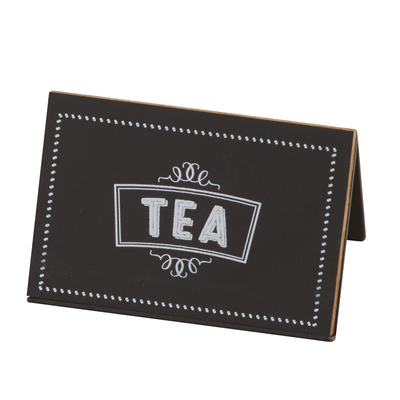 Cal-Mil 3047-4 3"W x 2"D x 2"H Chalkboard Tent Label