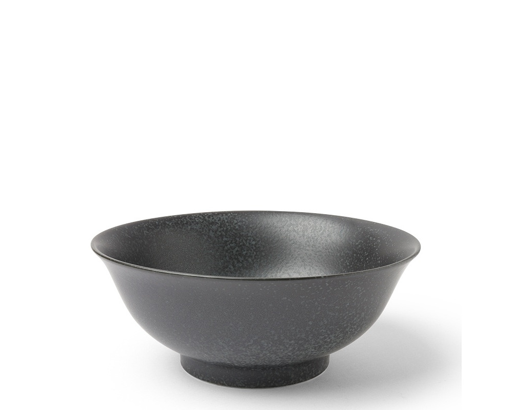 Black Cosmos Ramen Bowl 8-1/4"