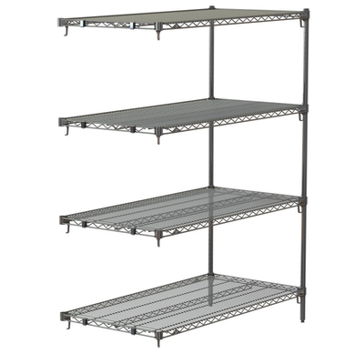 Metro AA556C Super Adjustable Super Erecta Add-On Shelving Unit 48"W X 24"D X 63 H